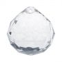 Zawieszka Kula Diamentowa PartyDeco 32x34mm Przezroczysta, 1szt - 2